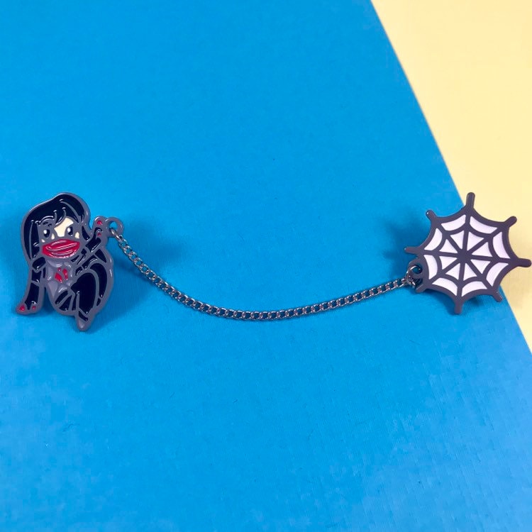 Bitsy Spider Collar Pins