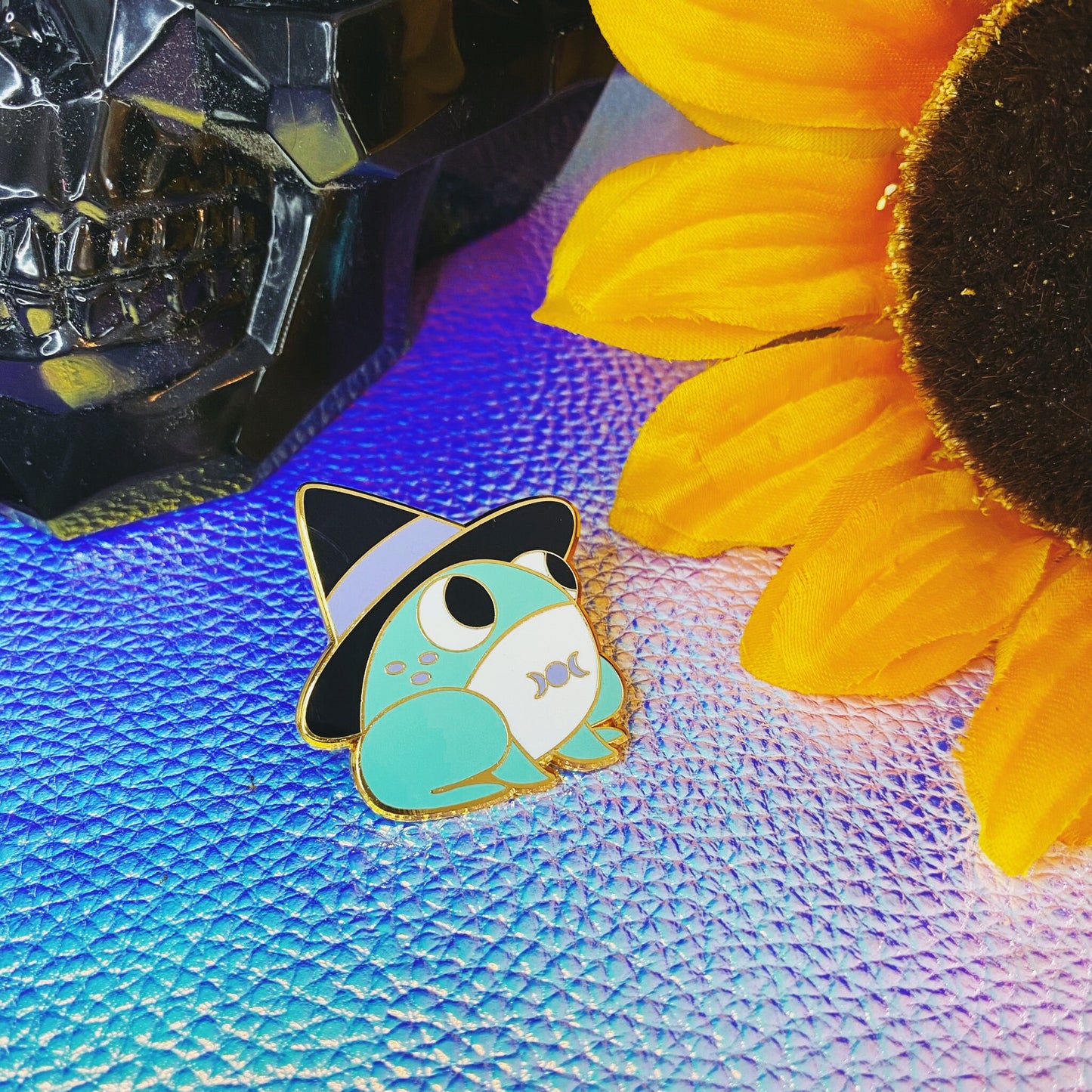 Witch Frog Pin