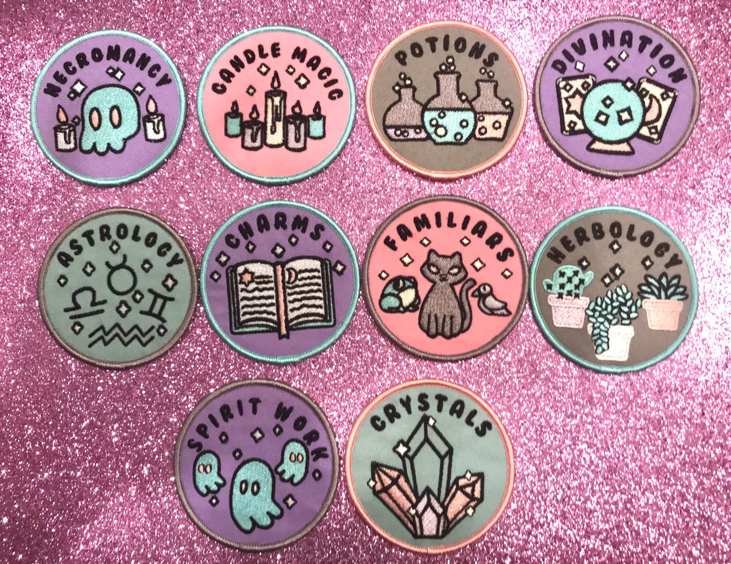 Witch Merit Badges Patches